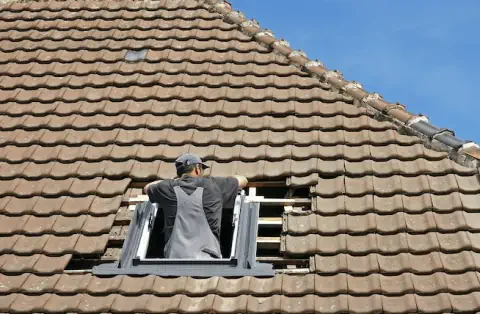 Pose de velux - Grambois